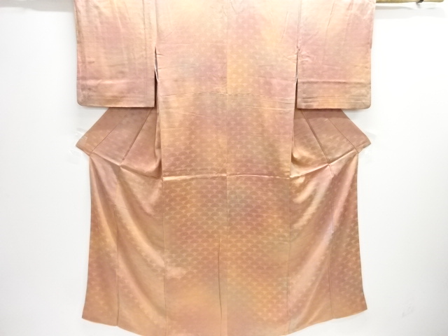 JAPANESE KIMONO / TSUKESAGE IROMUJI / WOVEN FLOWER